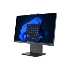 Настолен компютър - всичко в едно, Lenovo ThinkCentre neo 50a 27 G5 AIO Intel Core i7-13620H (up to 4.9GHz, 24MB), 16GB DDR5 5200MHz, 512GB SSD, 27" FHD (1920x1080) IPS AG, Intel UHD Graphics, WLAN, BT, 5MP Cam, KB, Mouse, Luna Grey, Monitor Stand, DOS, 3Y Onsite