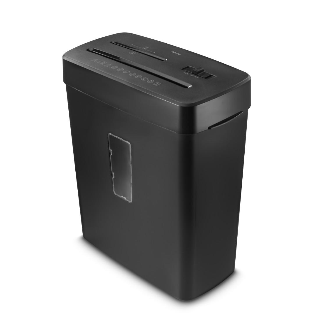 HAMA Шредер „Prime M50CD-B“, ниво на сигурност P5 T2 E2 O1, черен