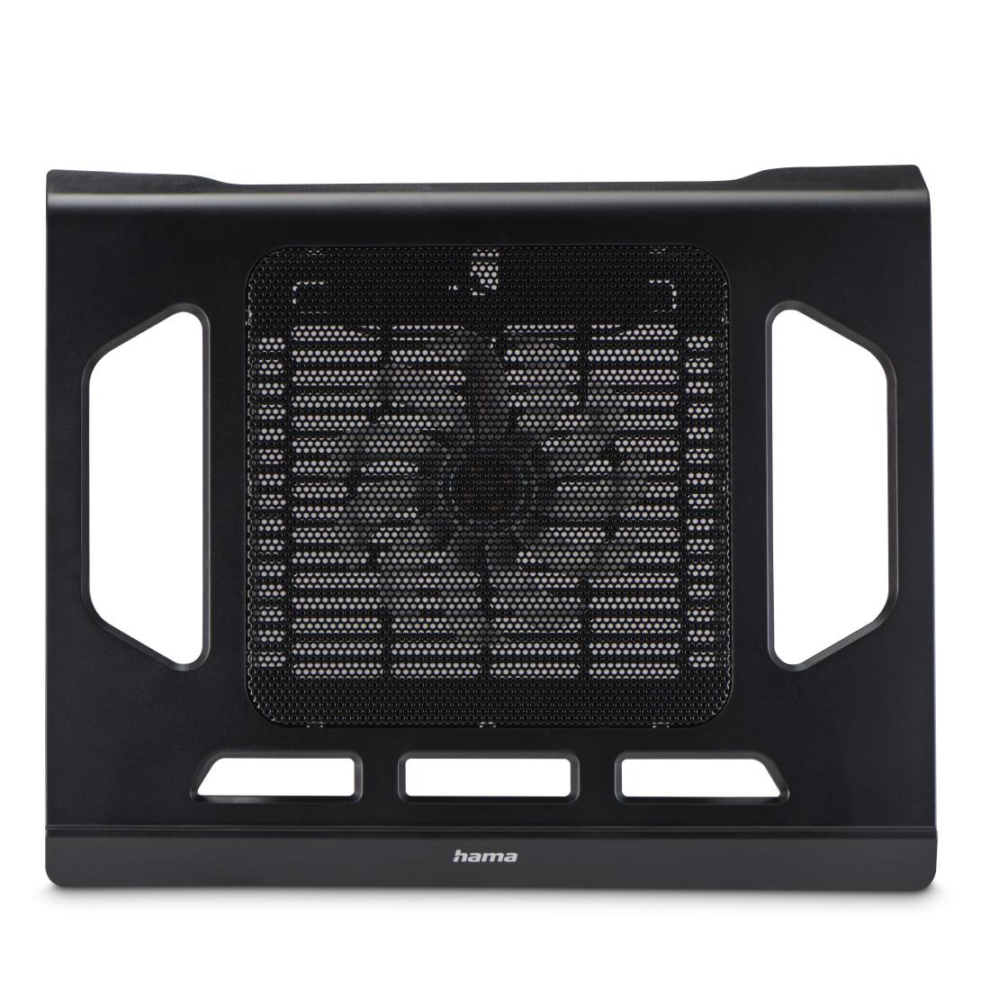 Hama охлаждаща поставка за лаптоп Black Edition с вентилатор, USB