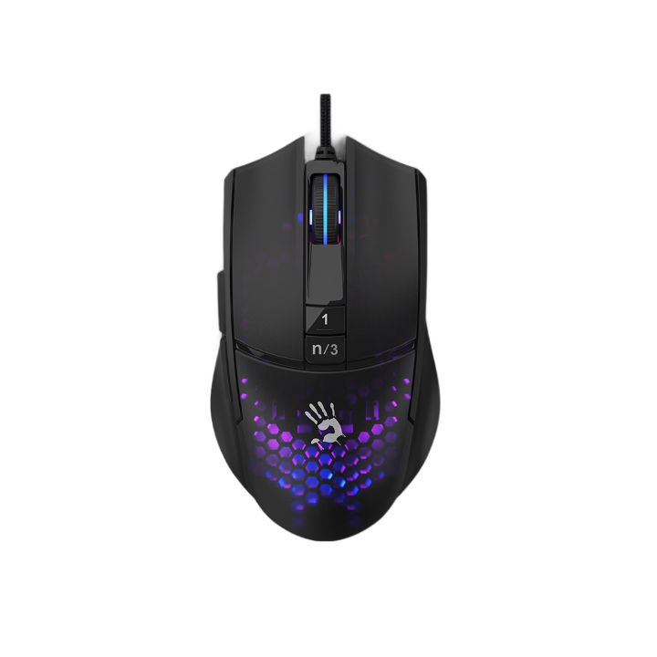 Геймърска мишка A4tech bloody L65 Max, Жична, 12000 cpi, Honeycomb,Черна