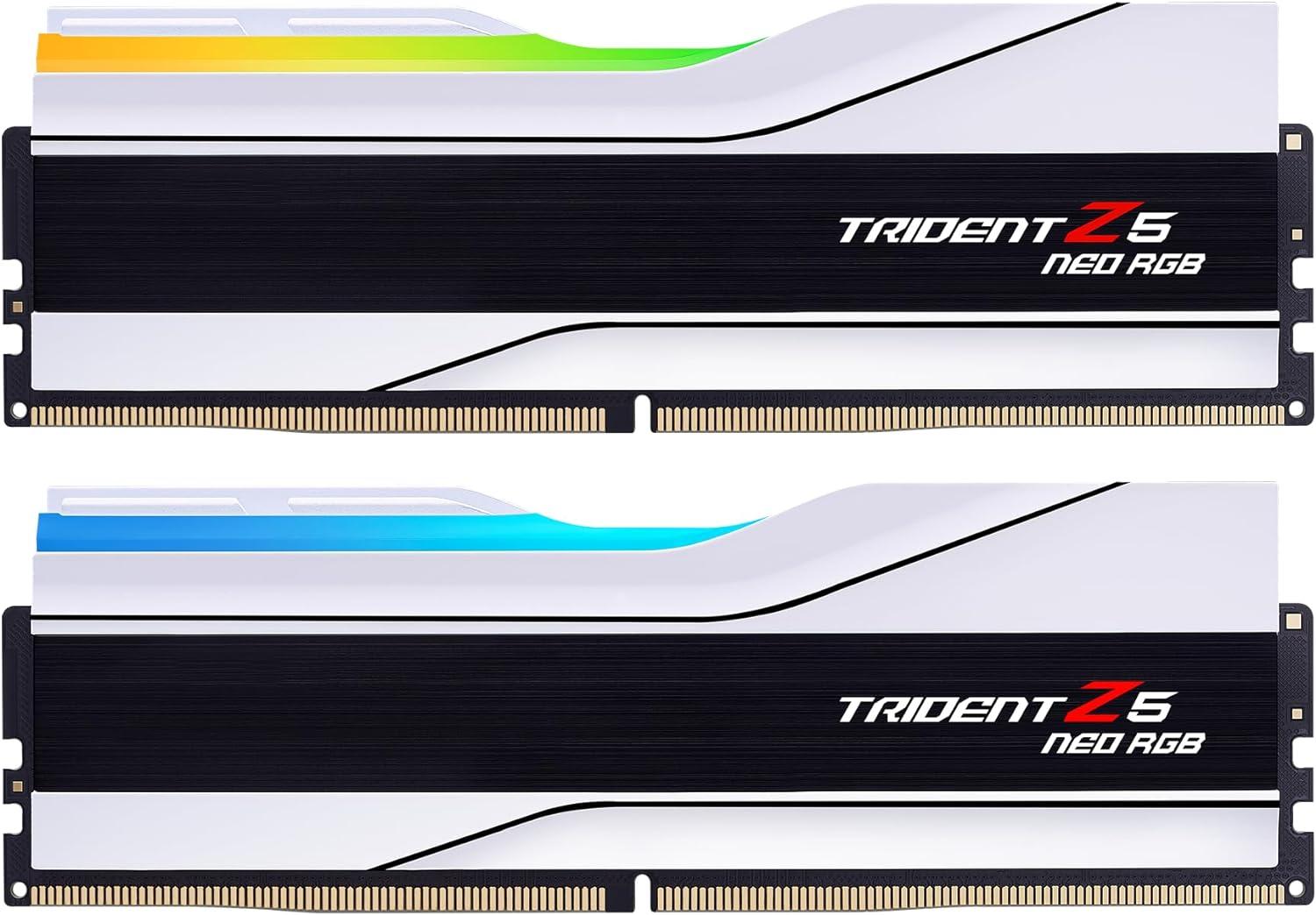 Памет G.SKILL Trident Z5 Neo RGB 32GB(2x16GB) DDR5 6400MHz F5-6400J3039G16GX2-TZ5NRW - AMD EXPO