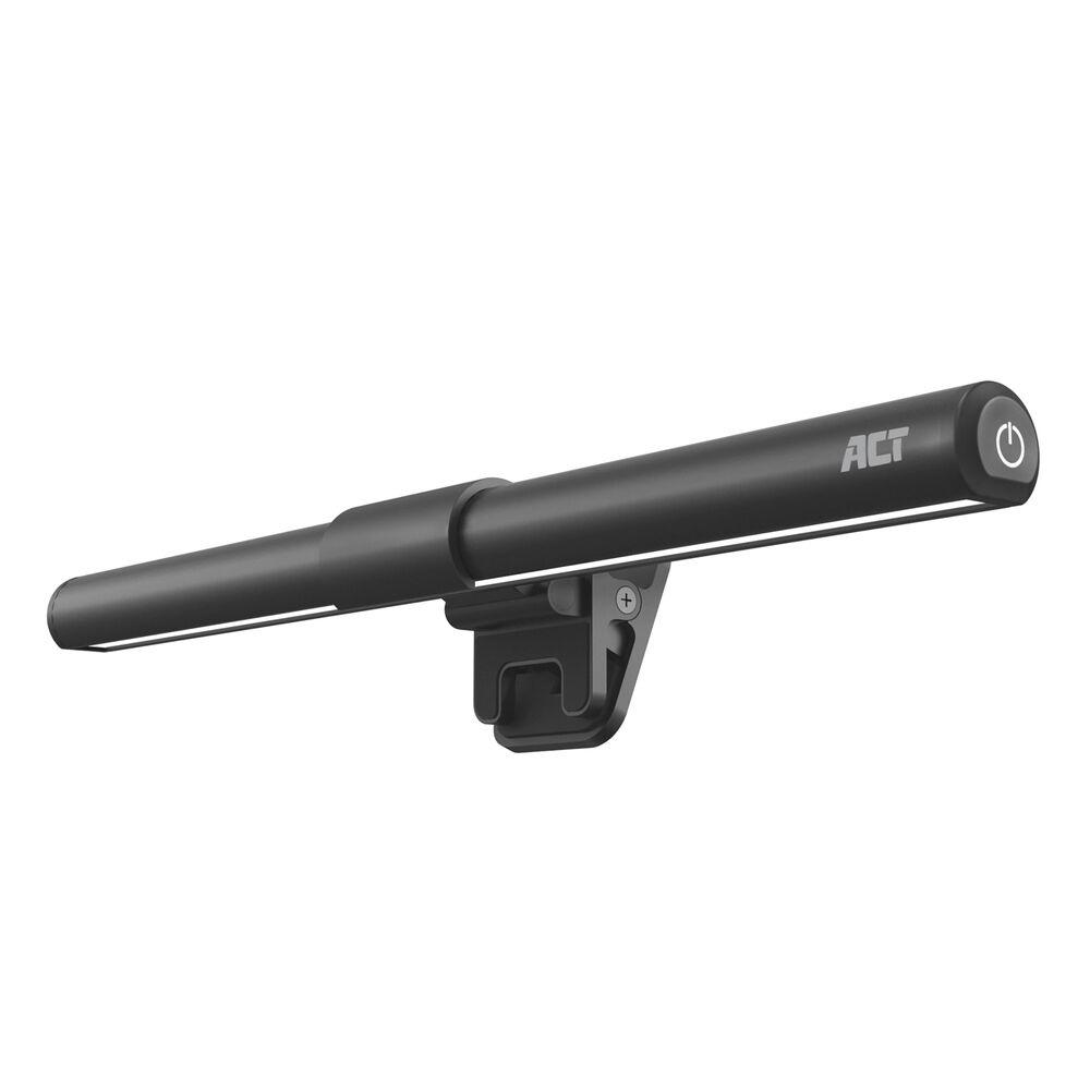 ACT LED лампа за лаптоп с регулируема яркост и щипка, USB захранване