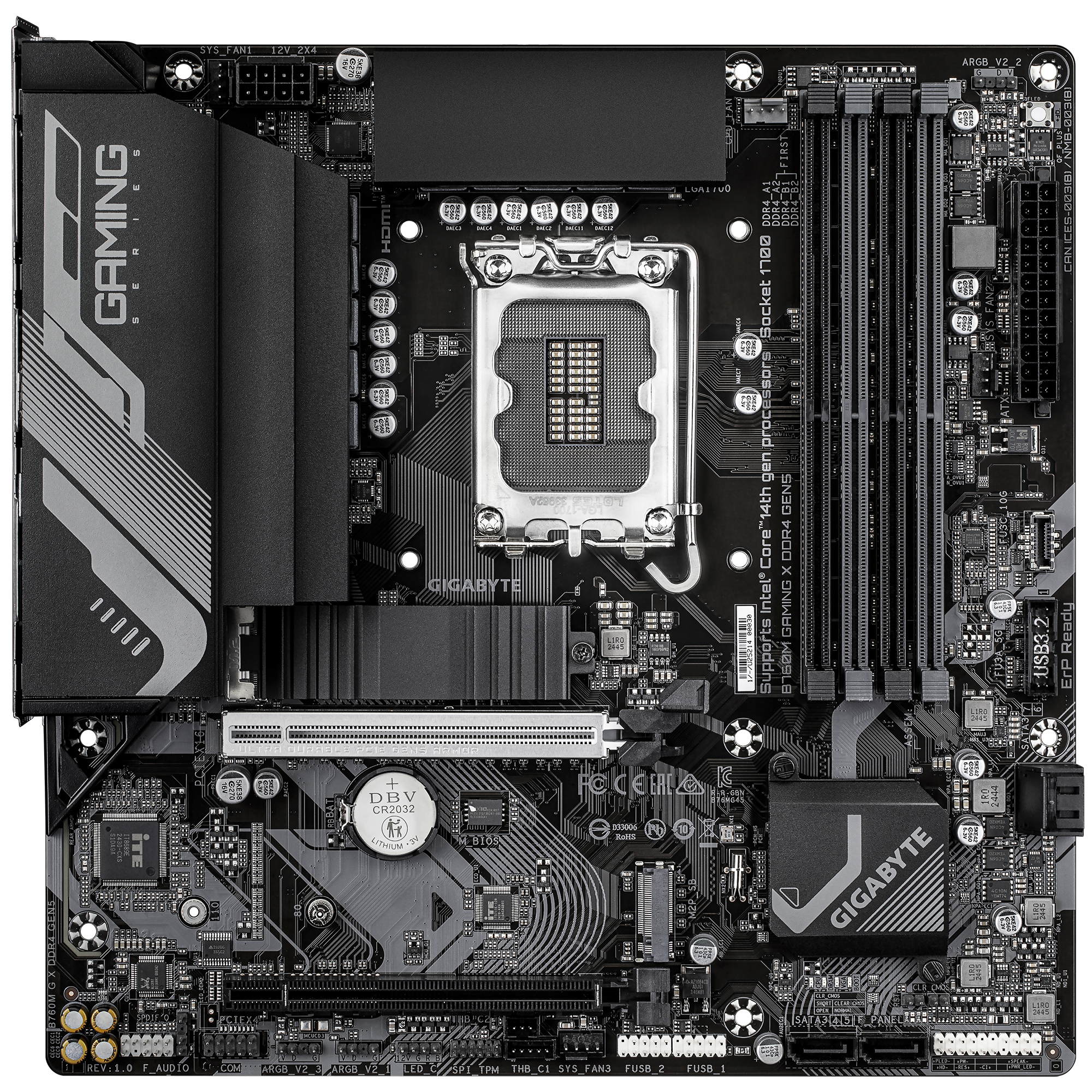 Дънна платка GIGABYTE B760M GAMING X DDR4 GEN5