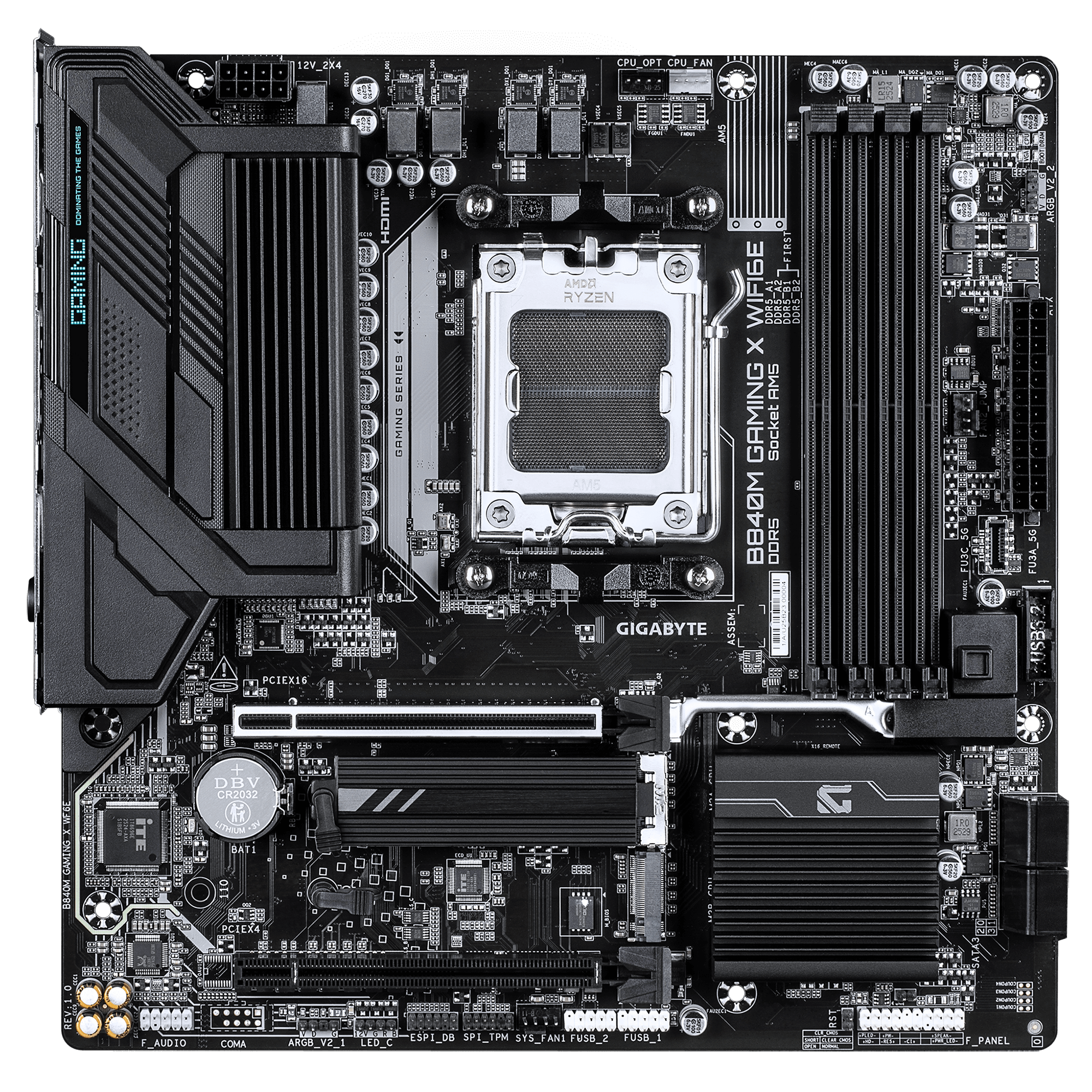 Дънна платка GIGABYTE B840M GAMING X WIFI 6E socket AM5