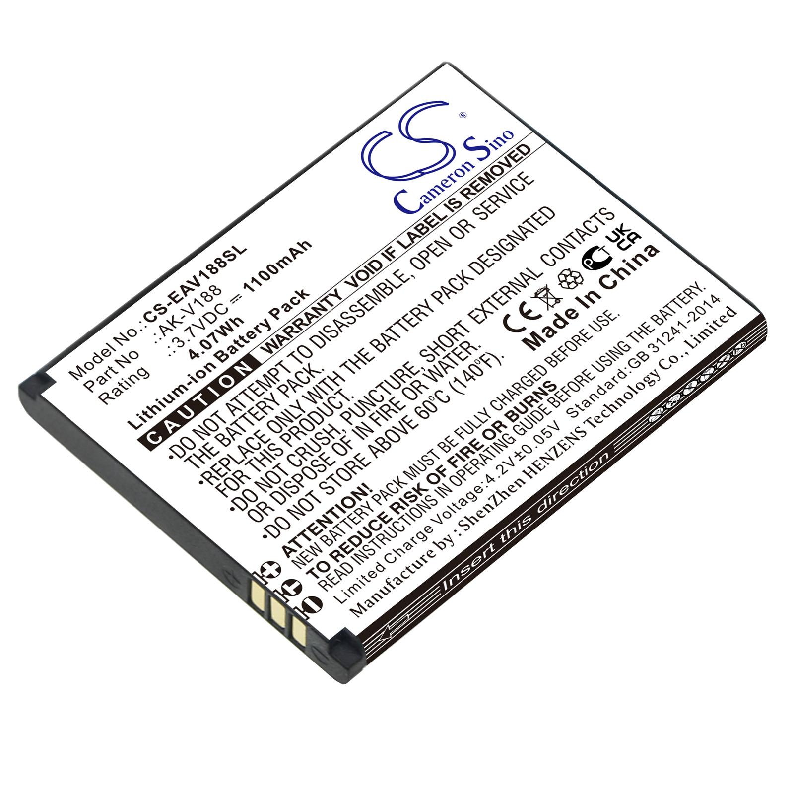 Батерия за мобилен телефон EMPORIA Touch Smart, Touch Smart 2, Touchsmart V188  AK-V188   LiIon 3,7V 1100mAh CAMERON SINO