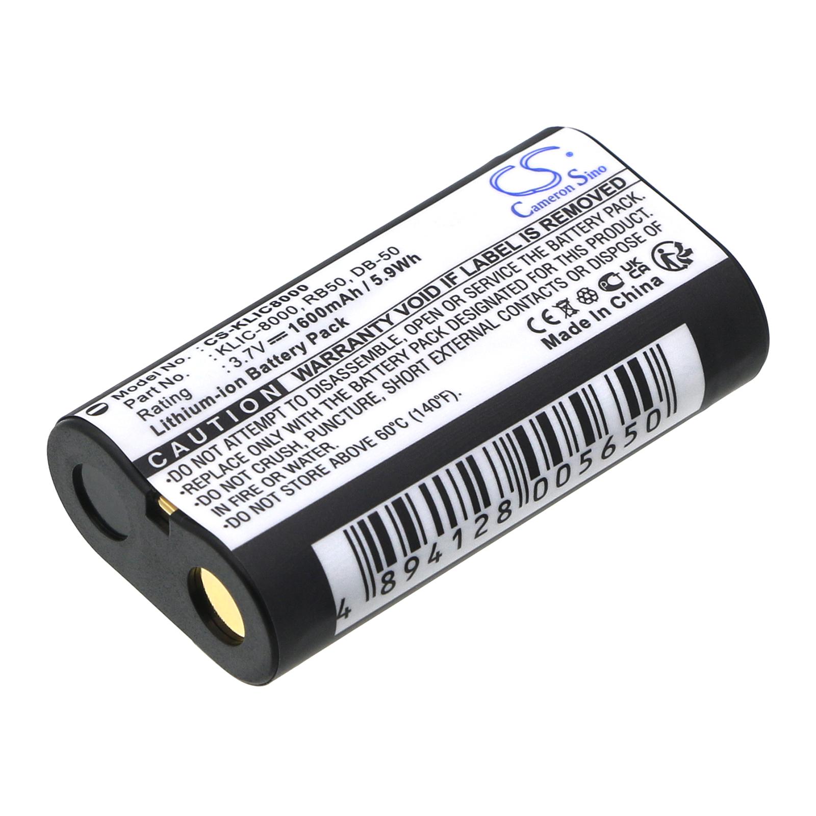 Батерия за фотоапарат  KODAK KLIC-8000 LiIon 3.7V  1600mAh Cameron Sino