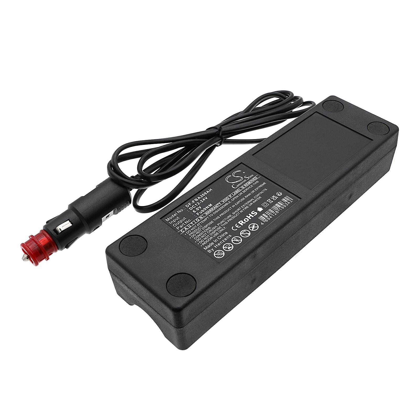 Зарядно за батерия за дистанционно за кран  HBC Radiomatic Eco, Micron 4,6  SPECTRUM 1,2 FUB9NM BA209060 NIMH 6V 700mAh DC/DC 12V/24V Cameron Sino