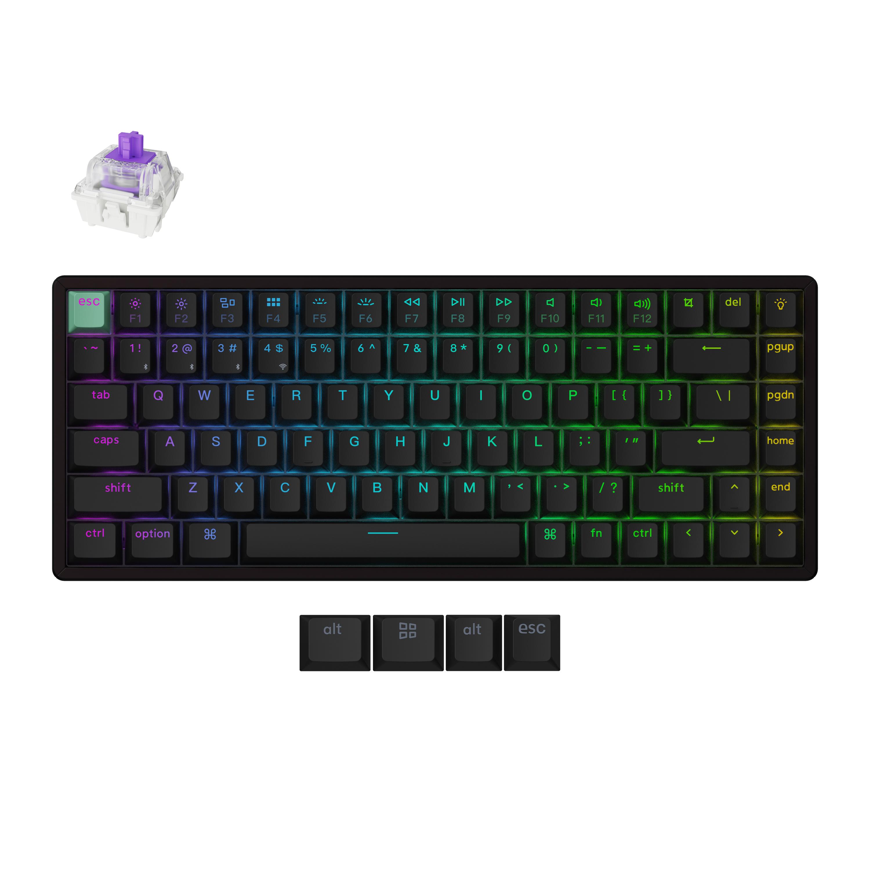 Геймърска механична клавиатура Keychron K2 HE Standard Version - Wireless
