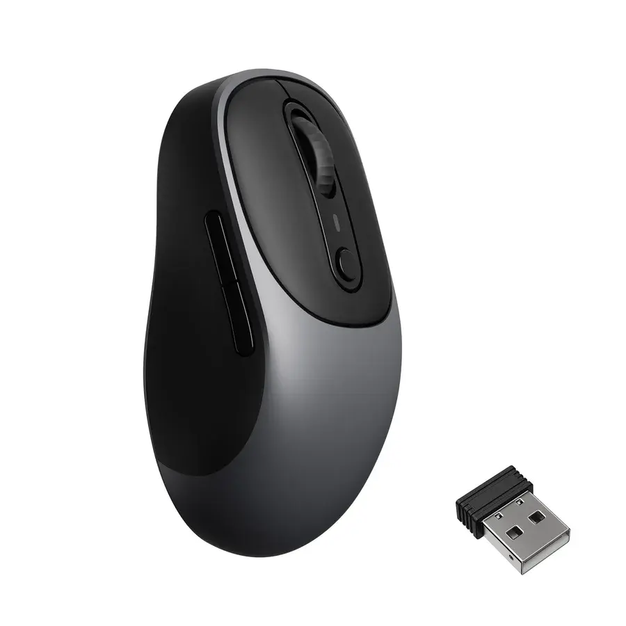 Безжична мишка Keychron BM24 1000Hz - Metal Gray