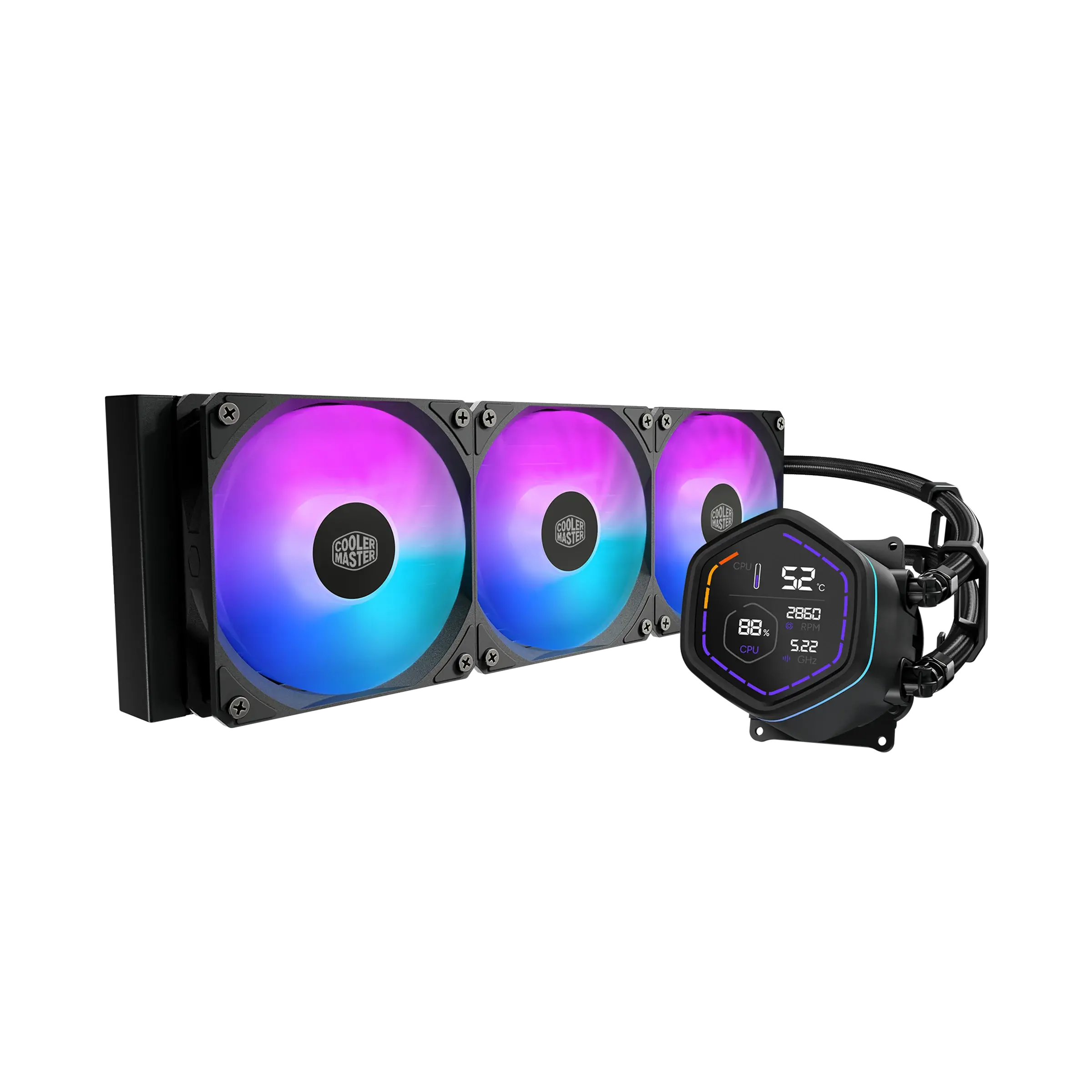 Охладител за процесор Cooler Master MASTERLIQUID CORE NEX DIGITAL 360 - Black