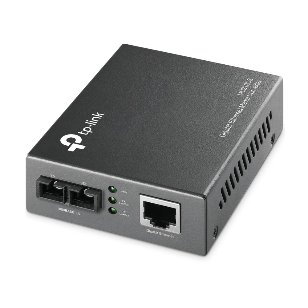 Медиен конвертор TP-LINK MC210CS, 1xGigabit 10/100/1000
