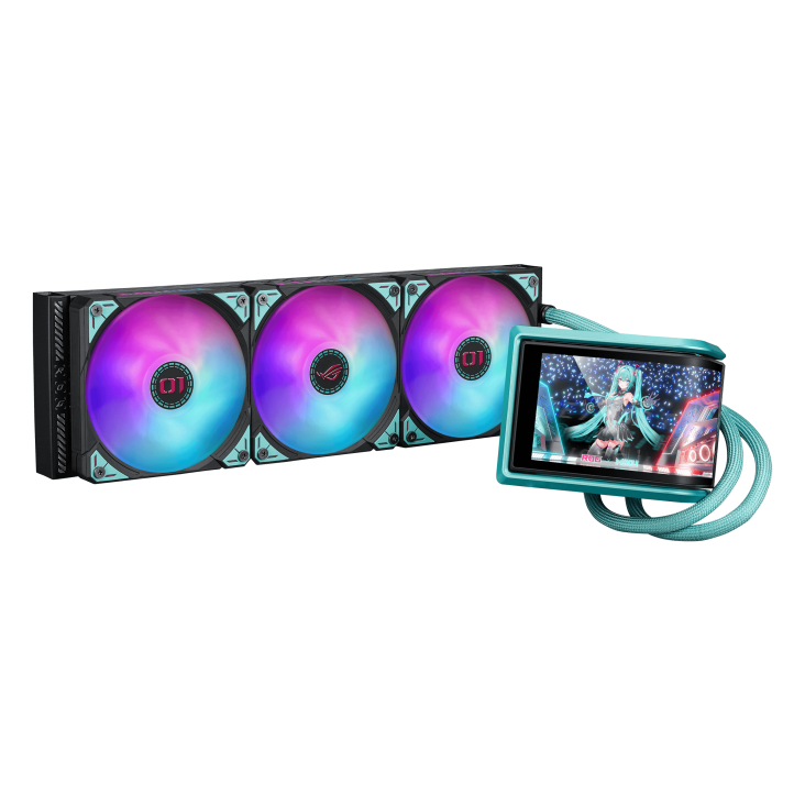Охладител за процесор ASUS ROG RYUO IV 360 ARGB Hatsune Miku Edition